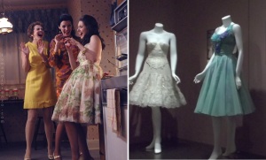 Mad Men 60's variety dresses_Trudy in poufy dress combo